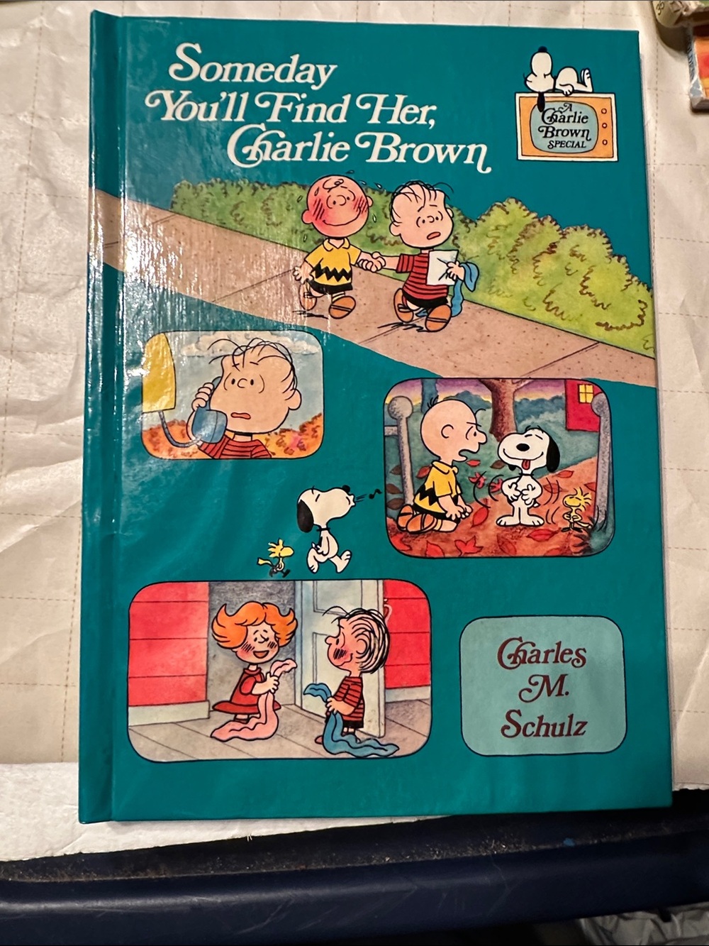 Vintage hardcover “Someday You’ll Find Her Charlie Brown” by Charles M. Schulz